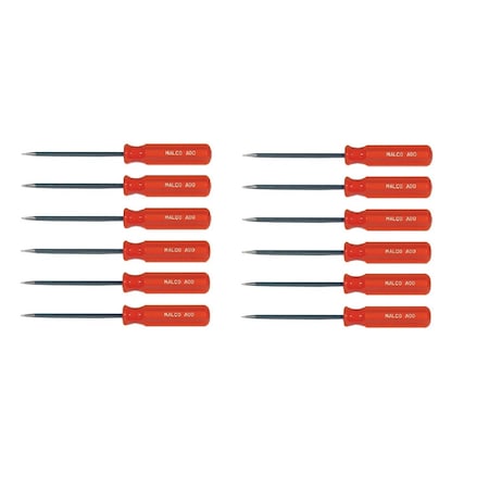 Malco A00 1/8 in. Scratch Awl with Regular Grip, 12-Pack A00-12